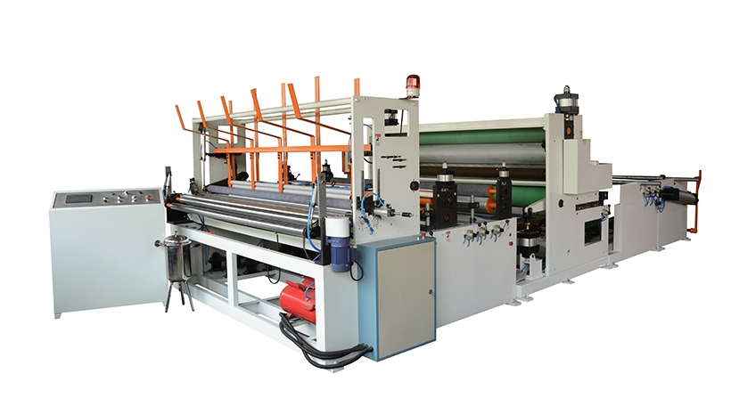 3D Embossed gluing lamination machine