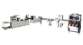 Napkin paper machine（Include napkin separator machine and the packing machine）
