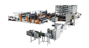 Gluing lamination toilet paper kitchen towel production line